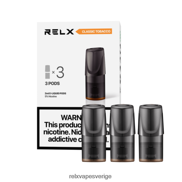 RELX Sverige - RELX Classic baljor N6ZX2122 klassisk tobak
