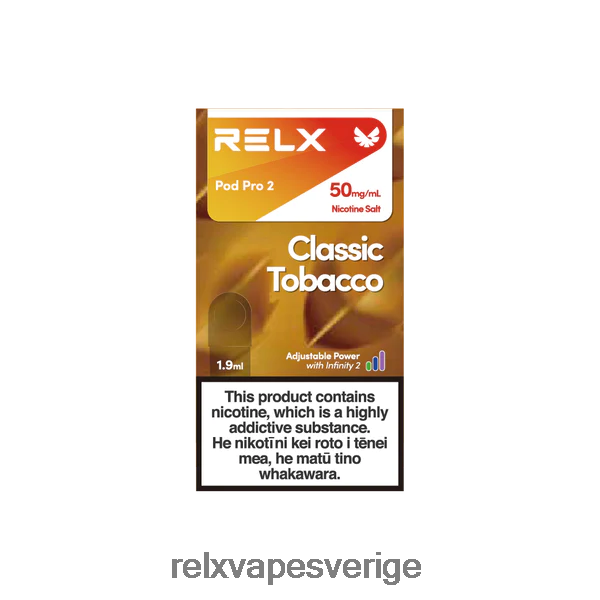 Order RELX Pods - RELX pod pro 2 - 3 baljor N6ZX2110 klassisk tobak