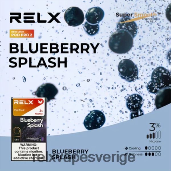 Order RELX Pods - RELX pod pro 2 - 3 baljor N6ZX290 blåbär