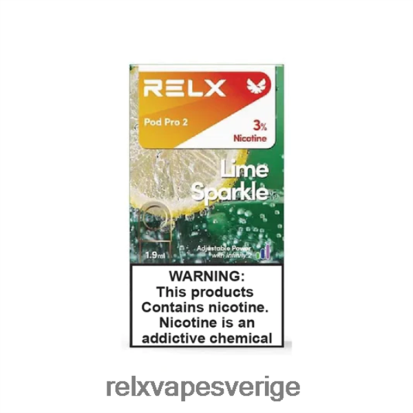RELX Vape Flavours - RELX pod pro 2 - 3 baljor N6ZX296 lime sparkle sprite