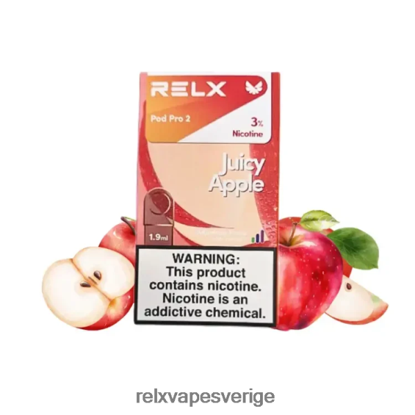 RELX Vape Malmö - RELX pod pro 2 - 3 baljor N6ZX295 saftigt äpple