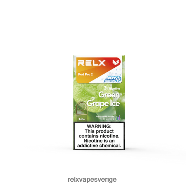 RELX Vape Price - RELX pod pro 2 - 3 baljor N6ZX2118 gröna druvor