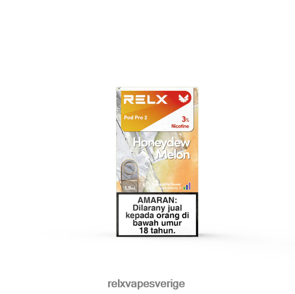 RELX Vape Stockholm - RELX pod pro 2 - 3 baljor N6ZX294 honungsmelon