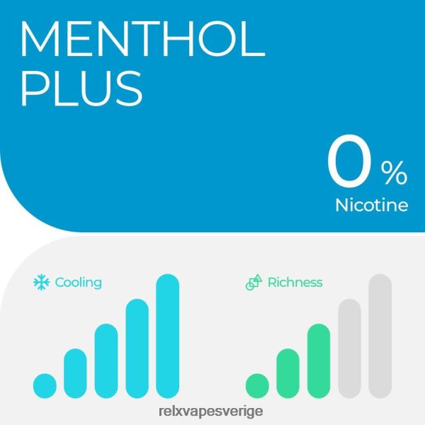 RELX Vape Stockholm - RELX pod pro - 2 baljor N6ZX223 mentol plus