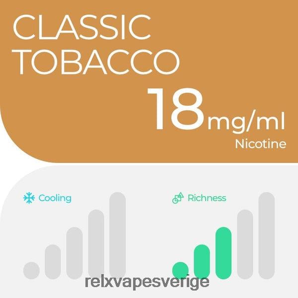 RELX Vape Sverige - RELX pod pro - 2 baljor N6ZX222 klassisk tobak