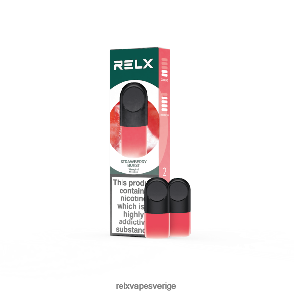 RELX Vape Malmö - RELX pod N6ZX234 jordgubbssprängd