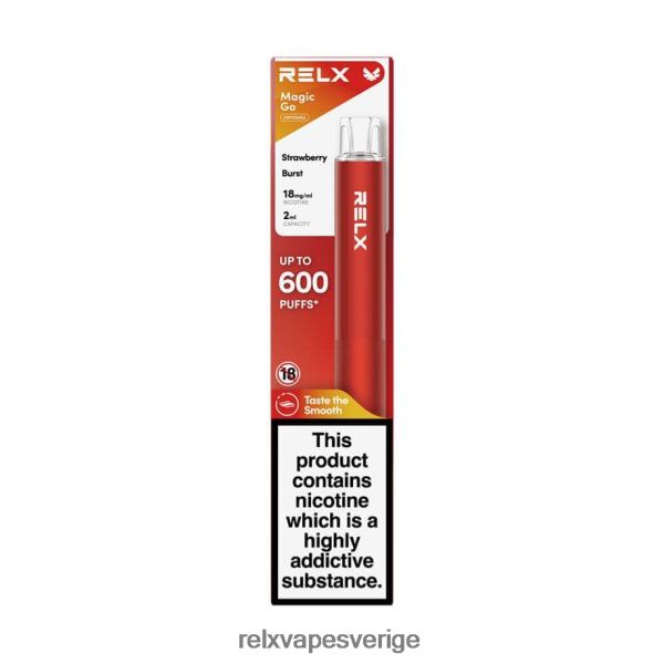 RELX Vape Refill - RELX MagicGo ga600 N6ZX237 jordgubbssprängd