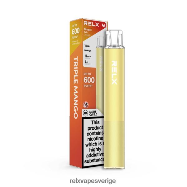 RELX Vape Refill - RELX MagicGo ga600 N6ZX247 trippel mango