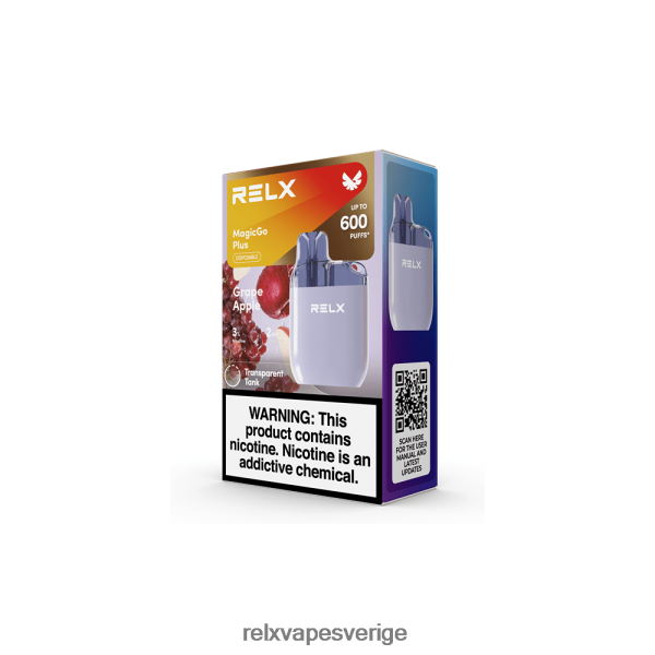RELX Vape Refill - RELX MagicGo plus sa600 N6ZX257 druva äpple
