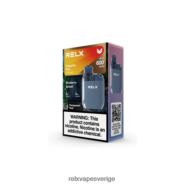 RELX Vape Sverige - RELX MagicGo plus sa600 N6ZX253 blåbärsstänk