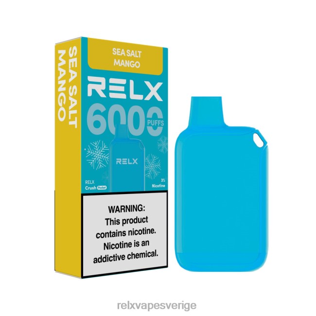 RELX Order Online - RELX Crush Pocket 6000 isiga havssalt mango 8P0H213