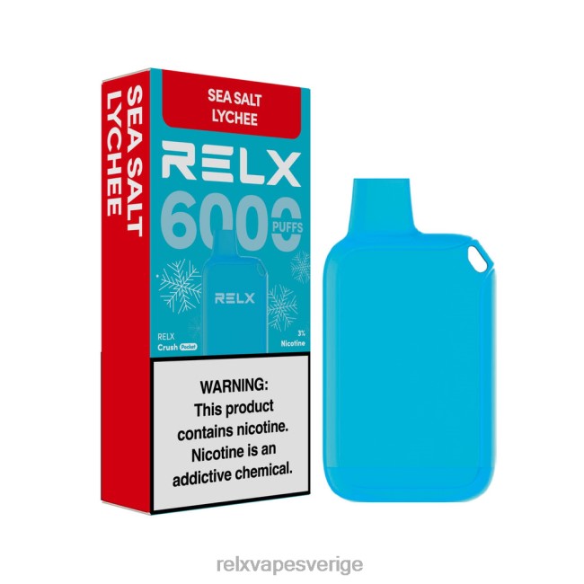 RELX Sale - RELX Crush Pocket 6000 isiga havssalt litchi 8P0H214