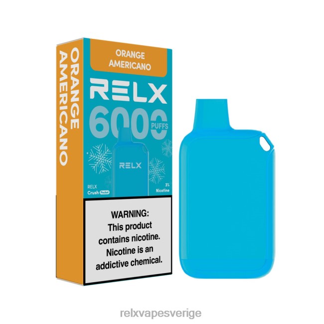 RELX Sverige - RELX Crush Pocket 6000 isiga orange americano 8P0H215