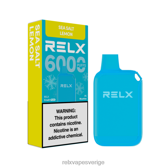 RELX Vape Flavours - RELX Crush Pocket 6000 isiga havssalt citron 8P0H211