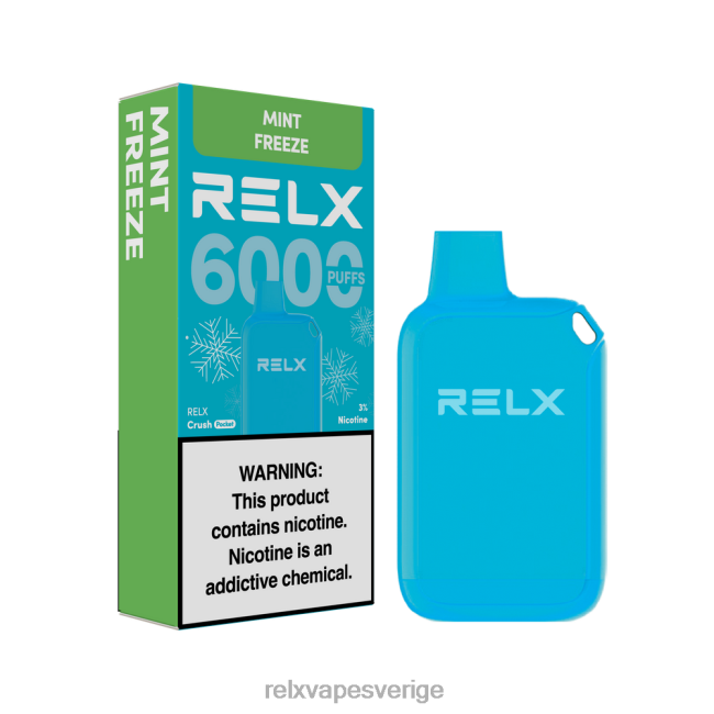 RELX Vape Price - RELX Crush Pocket 6000 isiga frysa mynta 8P0H212