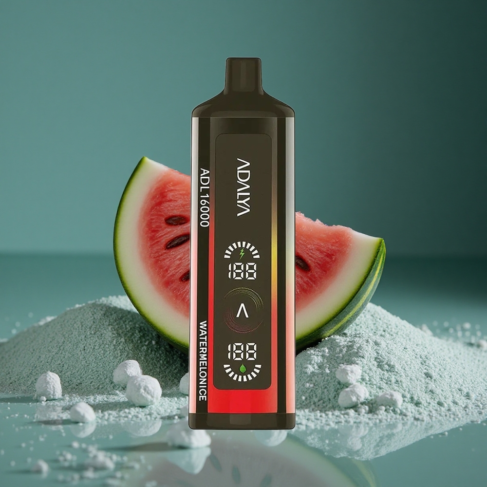 Adalya ADL 16000 PRO Puffs Engångsvape Vattenmelon Is 16000 puffar Digital skärm Sweden wholesale