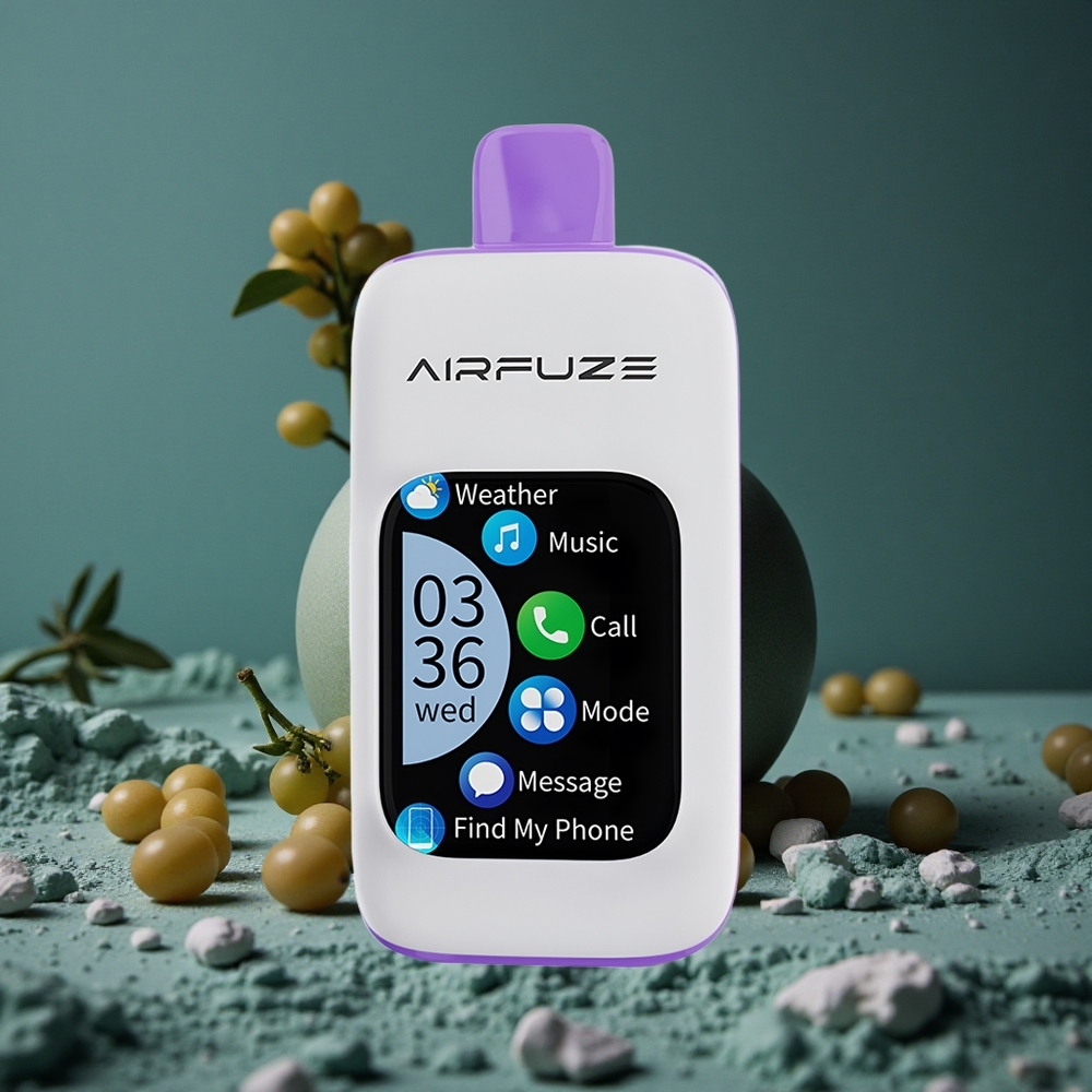 AirFuze Smart 30000 Puffs Disposable Pod Druvblast 2.01" TFT-tangentskärm Sverige wholesale
