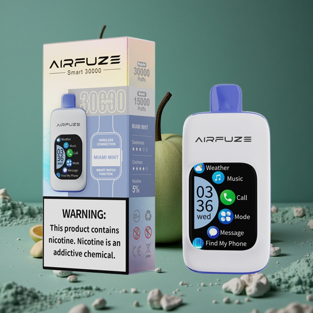 AirFuze Smart 30000 Puffs Disposable Pod Miami Mynta Upp till 30000 Puffar Sweden wholesale