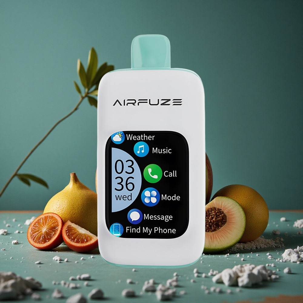 AirFuze Smart 30000 Puffs Engångsvape Regnbågens Fruktburst 2.01" TFT-pekskärm Sverige wholesale