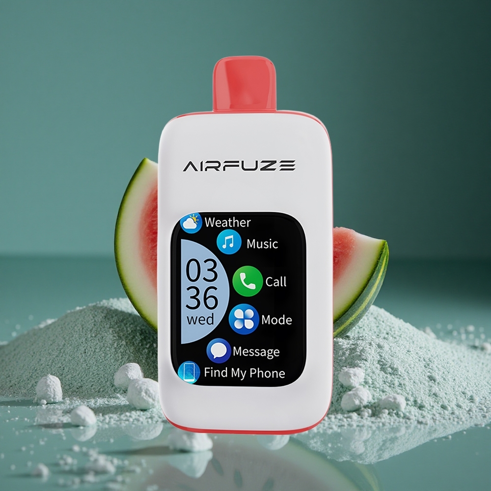 AirFuze Smart 30000 Puffs Engångsvape Vattenmelonskräm Smartskärm 2.01" TFT Sweden wholesale