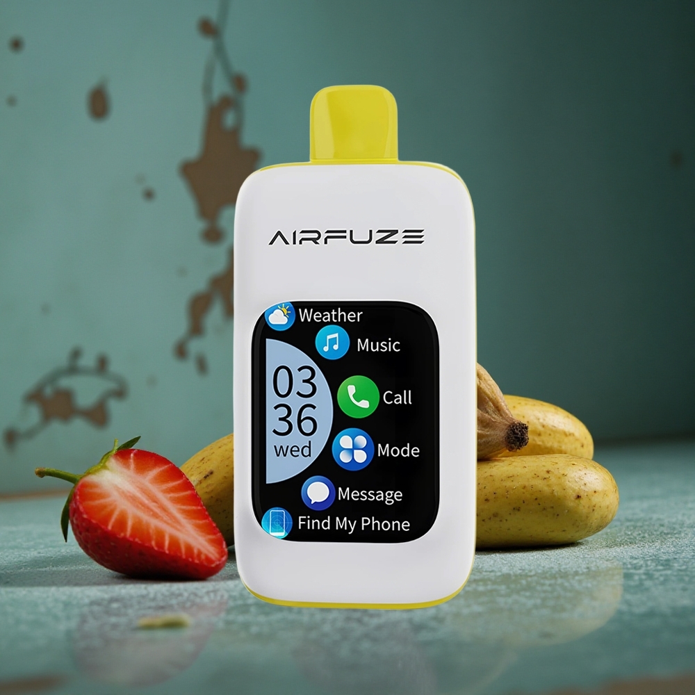 Airfuze Smart Pro 40000 Puffs Jordgubb Banan Smart Touch Screen Sweden wholesale