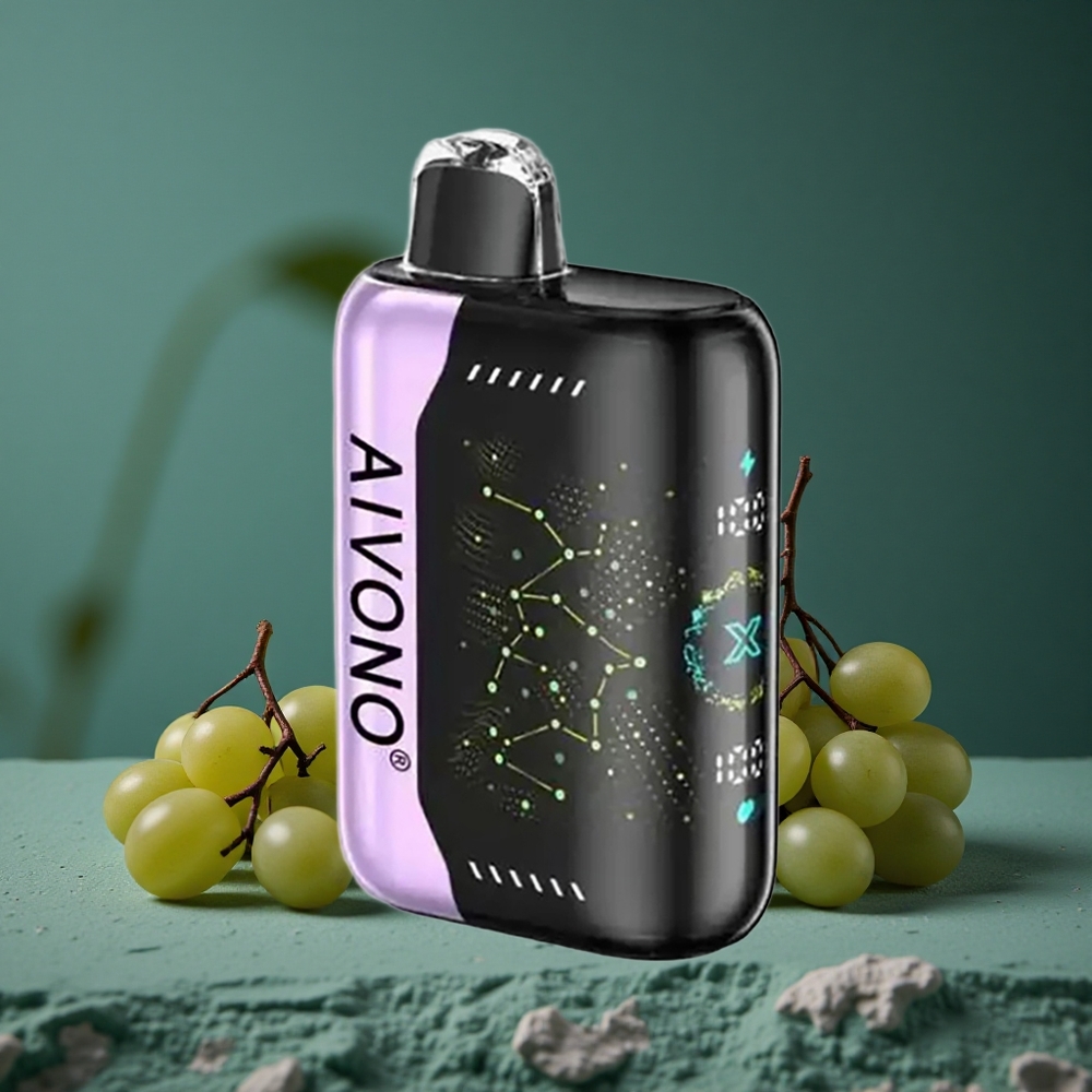 Aivono AIM BOOM 25000 Puffar Grönt Äpple Druva 28ml E-Vätska Sweden wholesale