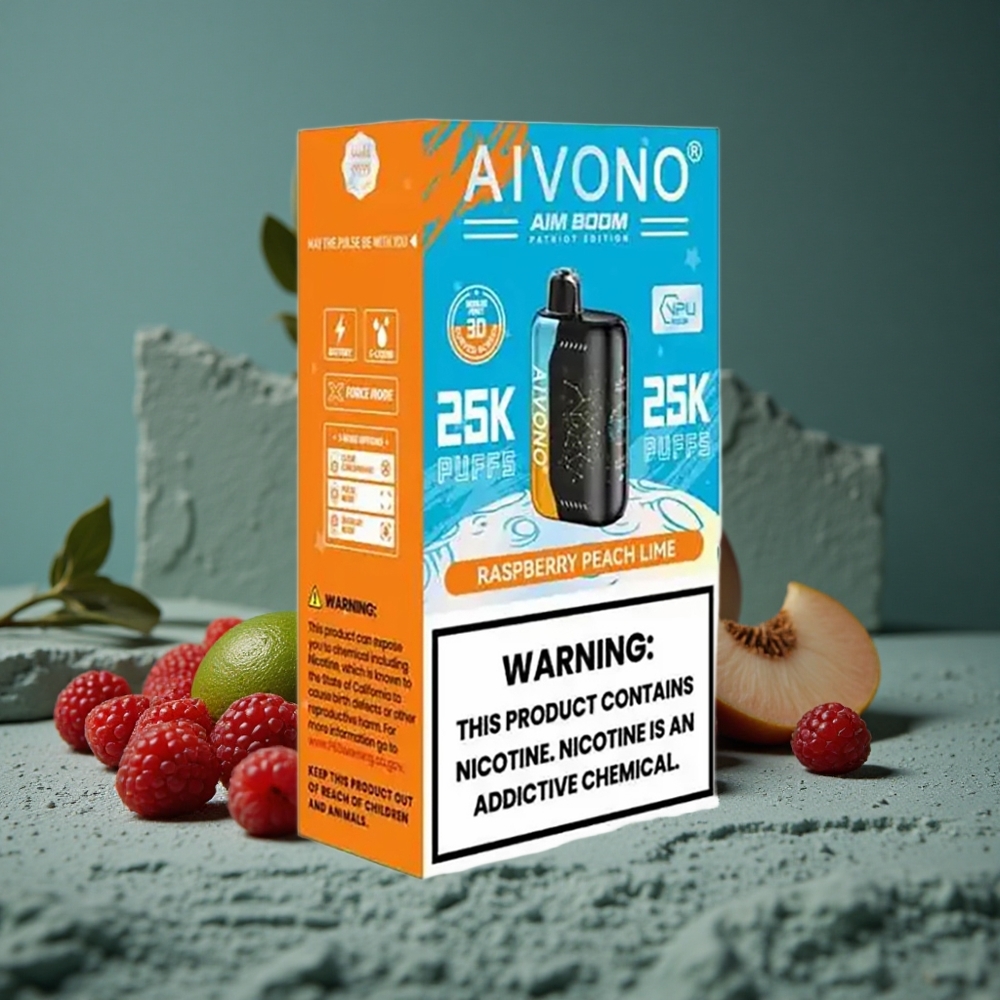 Aivono AIM BOOM 25000 Puffar Hallon Persika Lime 28ml E-Vätska Sweden wholesale