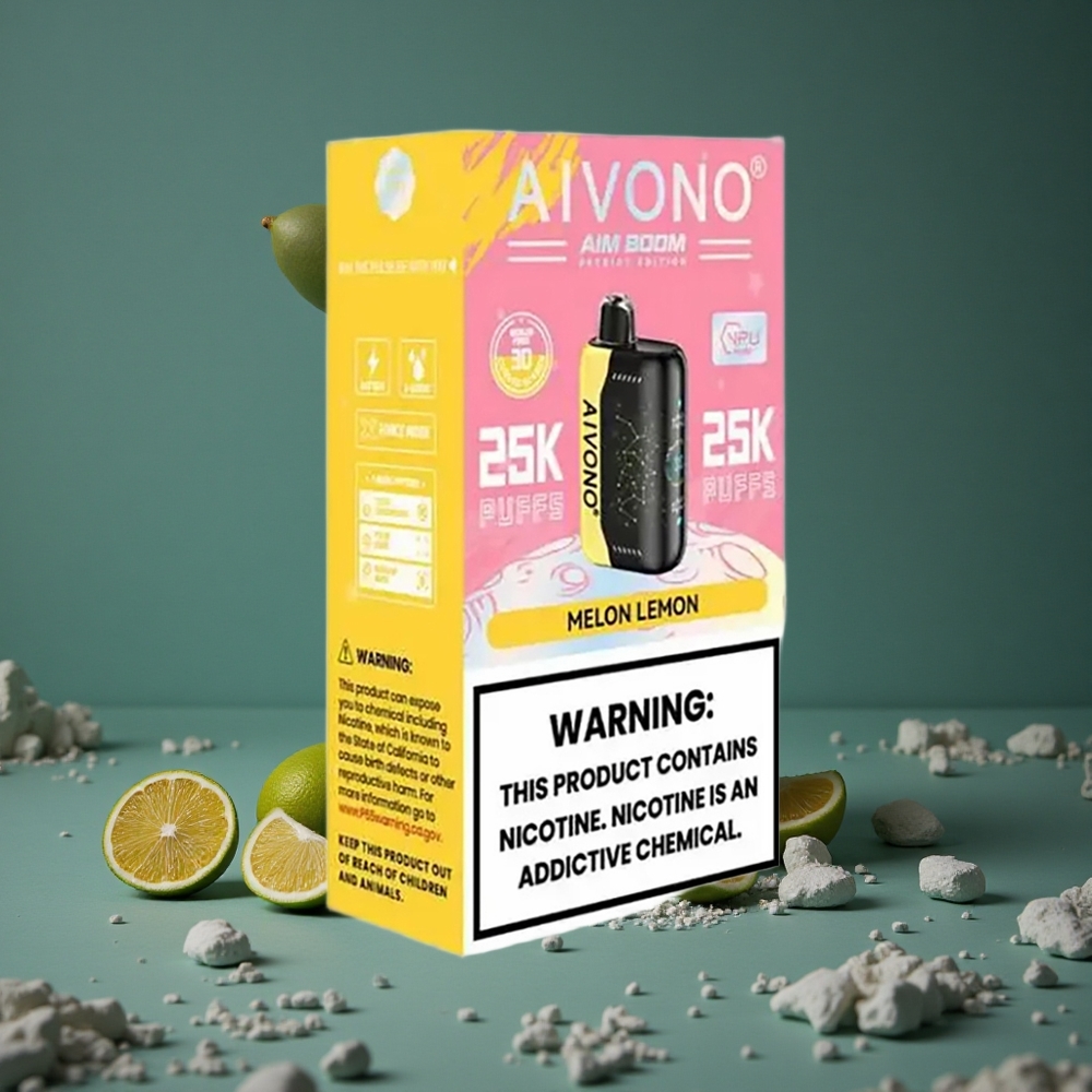 Aivono AIM BOOM 25000 Puffs Melon Citron 28ml E-Liquid Sweden wholesale