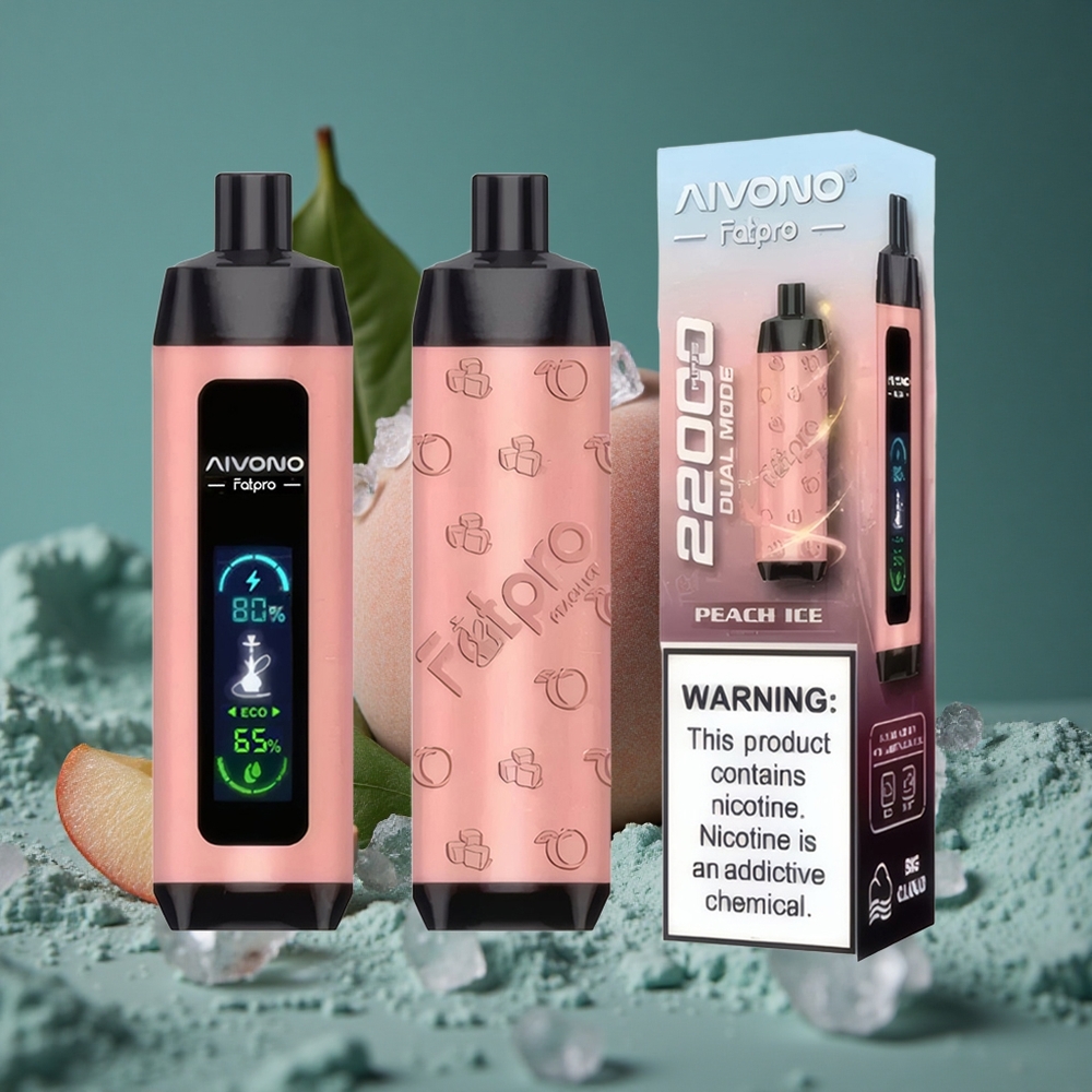 Aivono AIM FATPRO 22000 Puffar Persika Is 28ml E-vätska Sweden wholesale