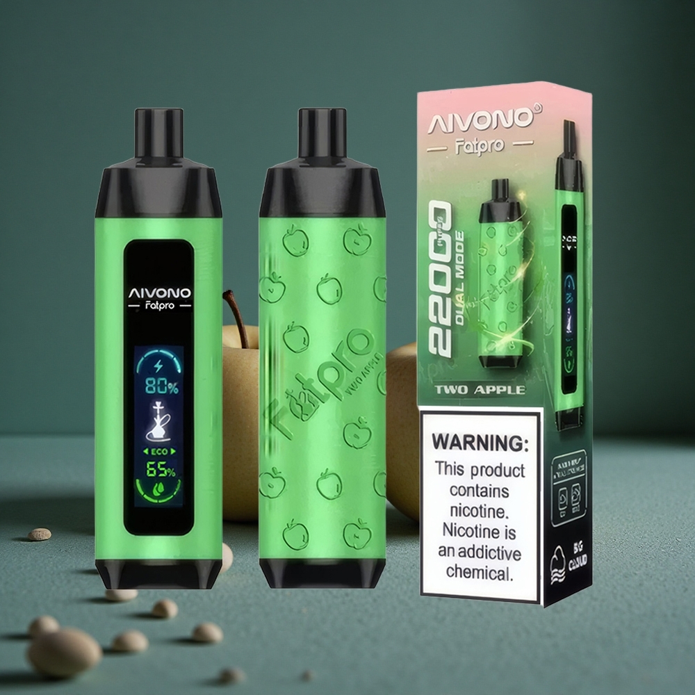 Aivono AIM FATPRO 22000 Puffs Två Äpple 28ml E-vätska Sweden wholesale