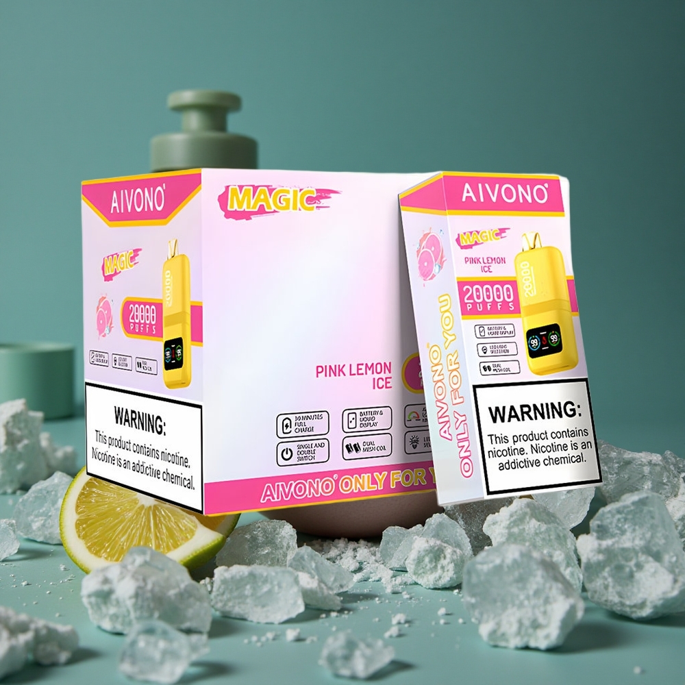 Aivono AIM MAGIC 20000 Puffar Rosa Citron Is 26ml E-vätska Sweden wholesale