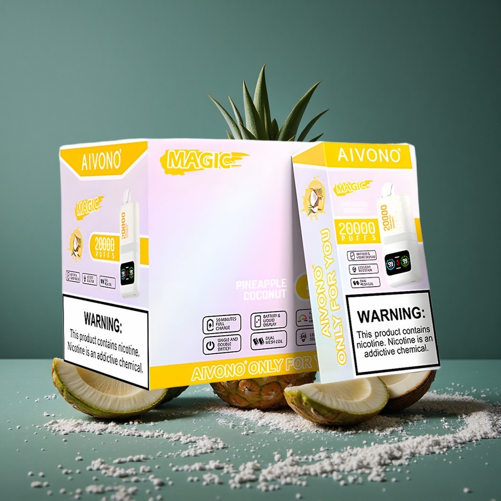 Aivono AIM MAGIC 20000 Puffs Ananas Kokos 26ml E-vätska Sweden wholesale