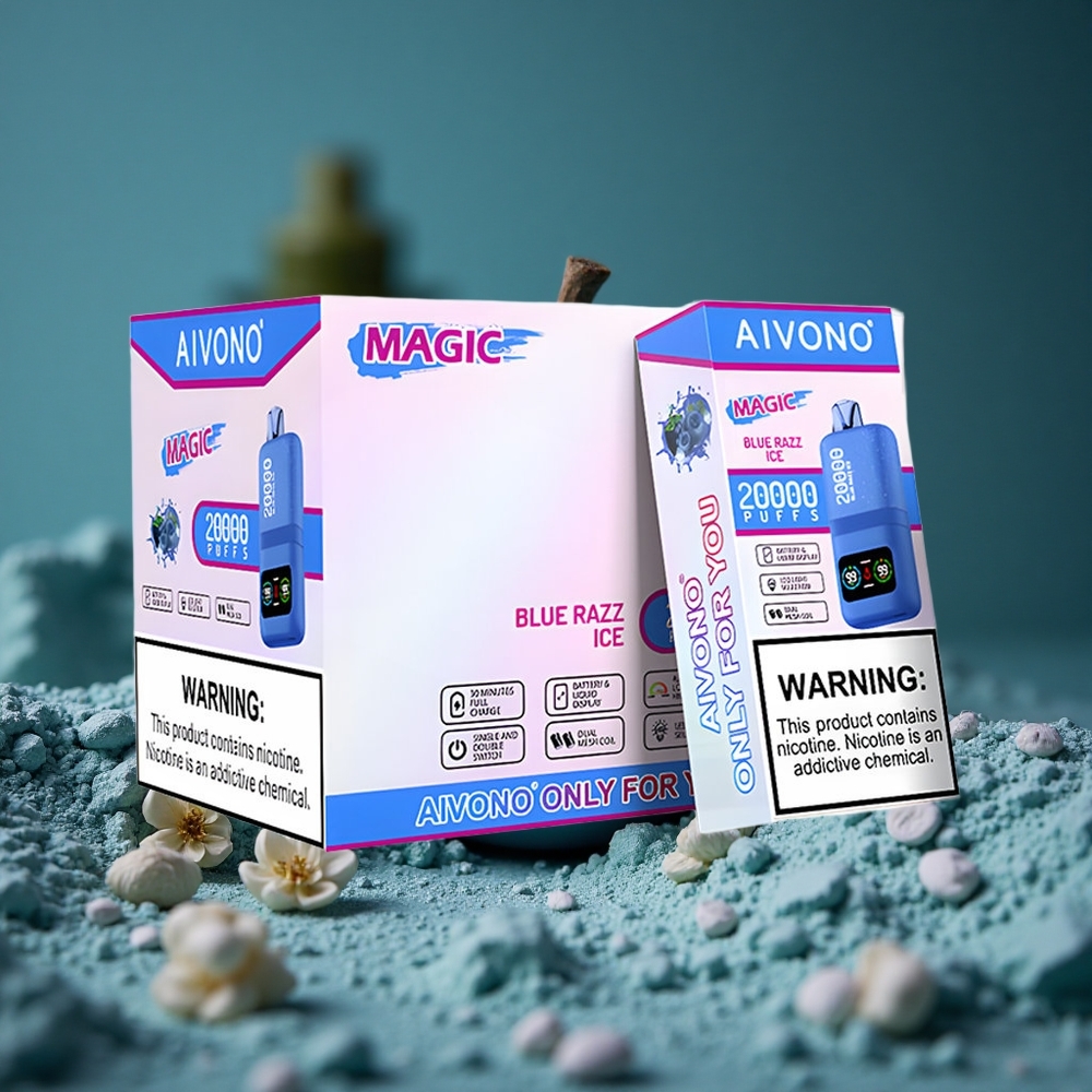 Aivono AIM MAGIC 20000 Puffs Blå Hallon Is Dual Mesh Coil Sweden wholesale