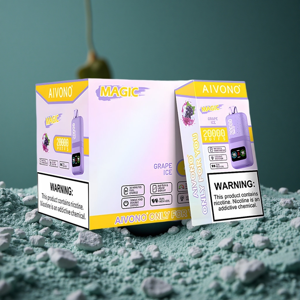 Aivono AIM MAGIC 20000 Puffs Druvis Smak Kombination Typ-C Omladdningsbar Sweden wholesale