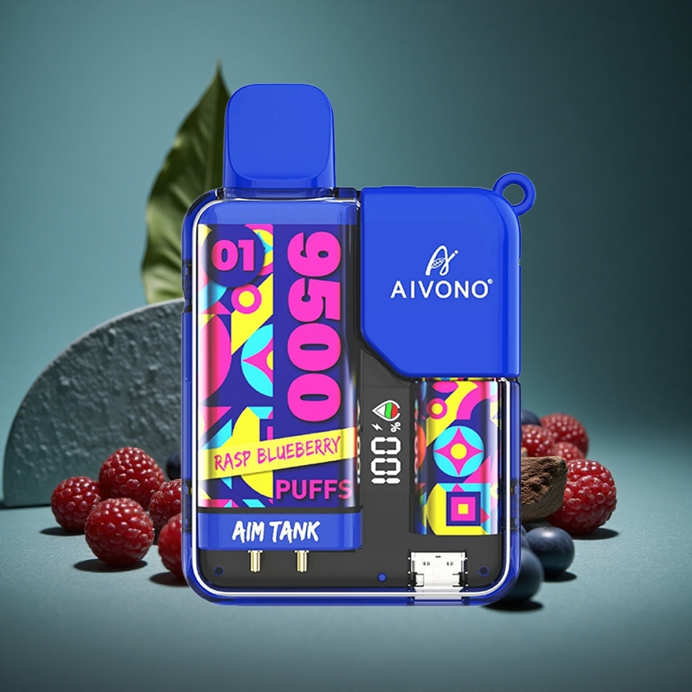 Aivono AIM-TANK 9500 Puffs Hallon Blåbär 18ml E-vätska Sweden wholesale