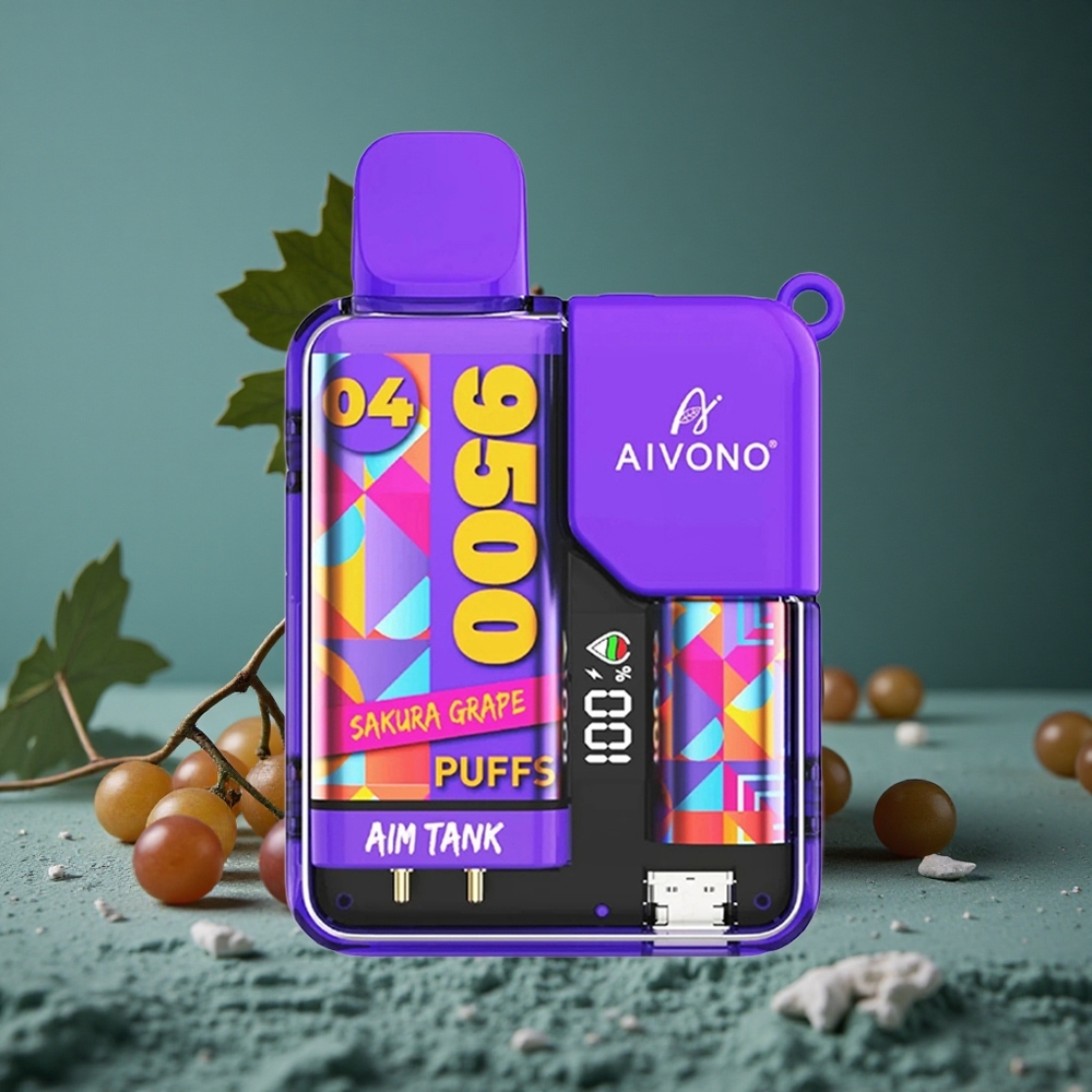 Aivono AIM-TANK 9500 Puffs Sakura Vindruva 18ml E-vätska Sverige wholesale