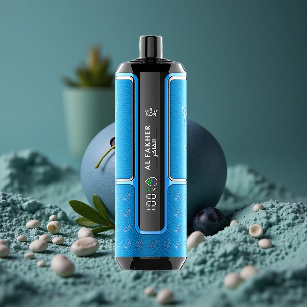 Al Fakher Crown Bar 15K Hypermax Engångs Vape Kit Blåbärstuggummi 22ml 15 000 puffar Sverige wholesale