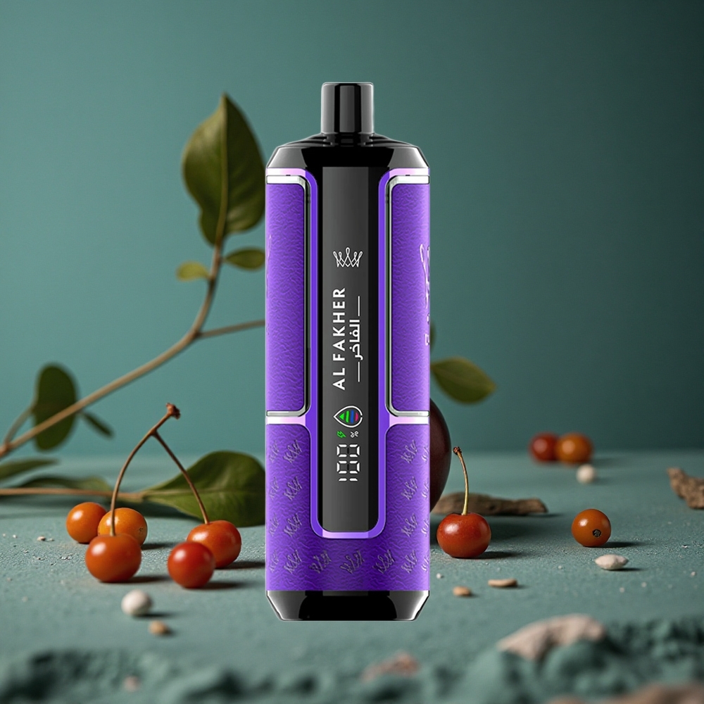 Al Fakher Crown Bar 15K Hypermax Engångs Vape Kit Cherry Fest Sverige Sweden wholesale