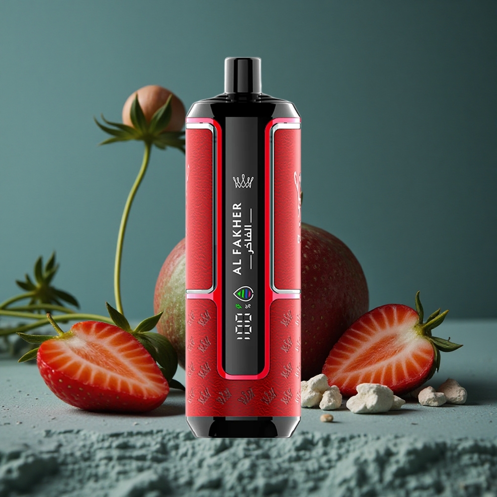 Al Fakher Crown Bar 15K Hypermax Engångs Vape Kit Jordgubb Punch 22ml 15 000 puffar Sweden wholesale