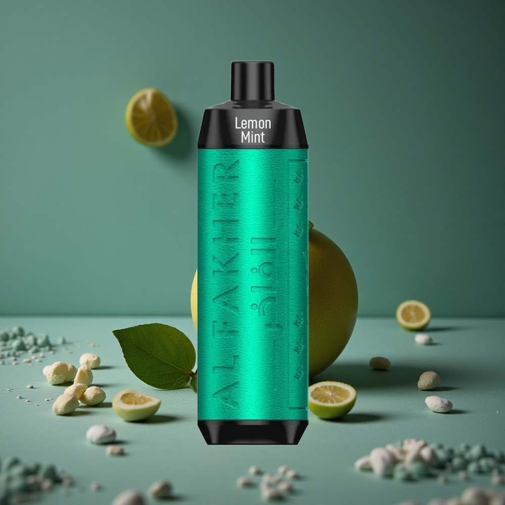 Al Fakher Crown Bar 8000 Citron Mynta Kristall Engångsvape Sweden wholesale