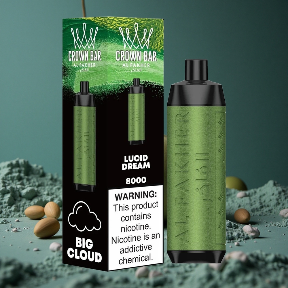 Al Fakher Crown Bar 8000 Drömmar i Kristall 18ml e-Vätska Sweden wholesale