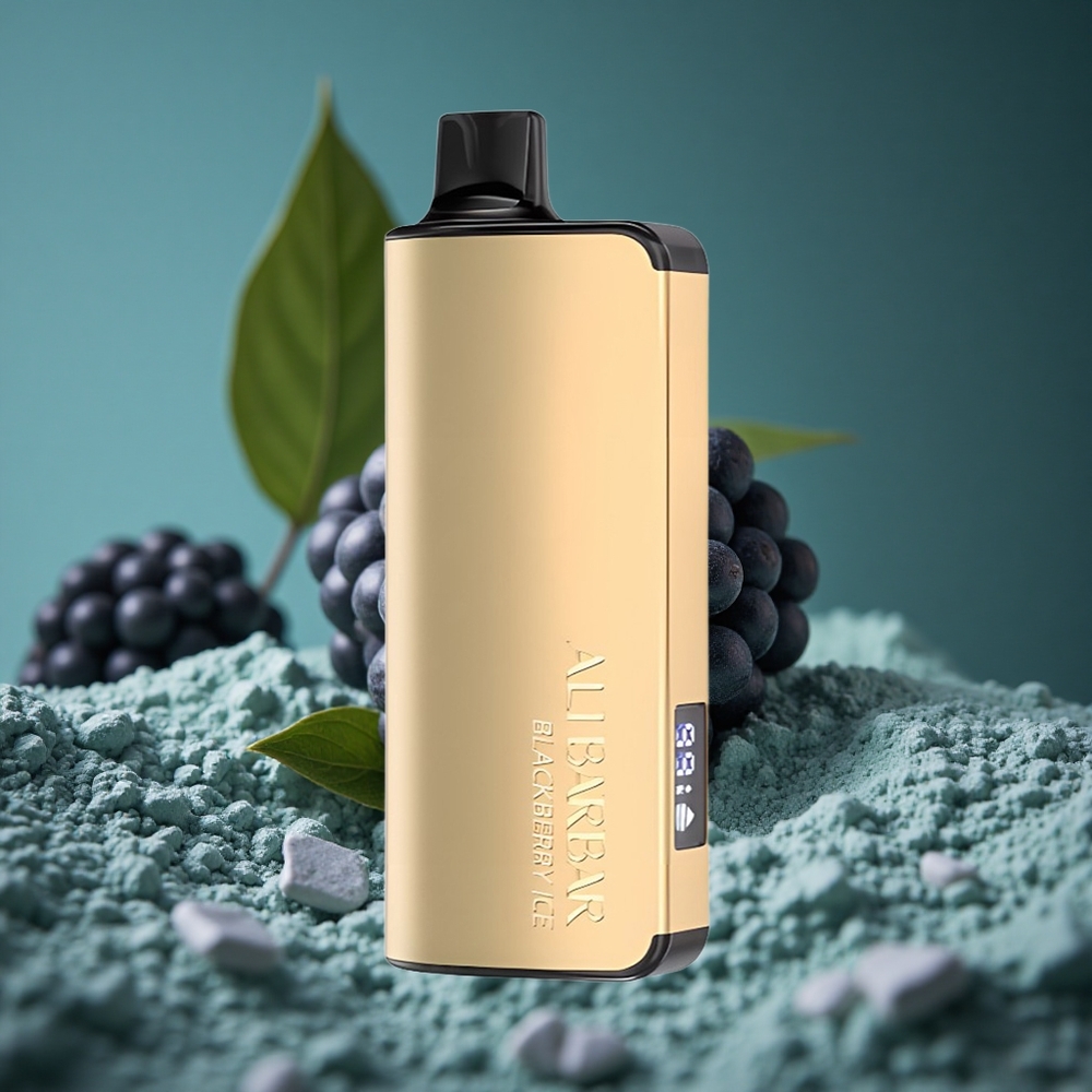 Alibarbar Ingot 9000 Puffs Blackbär Is 22ml E-vätska Sverige wholesale