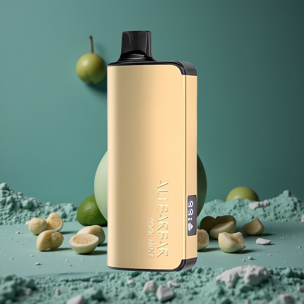 Alibarbar Ingot 9000 Puffs Cool Mint (Kyld Mynta) 22ml E-vätska Sweden wholesale