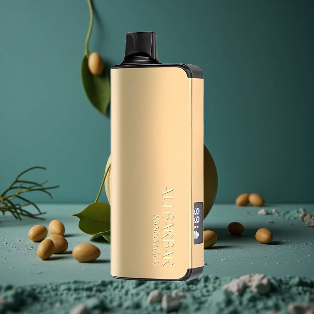 Alibarbar Ingot 9000 Puffs Mango Magi 22ml E-vätska LED Display Sweden wholesale