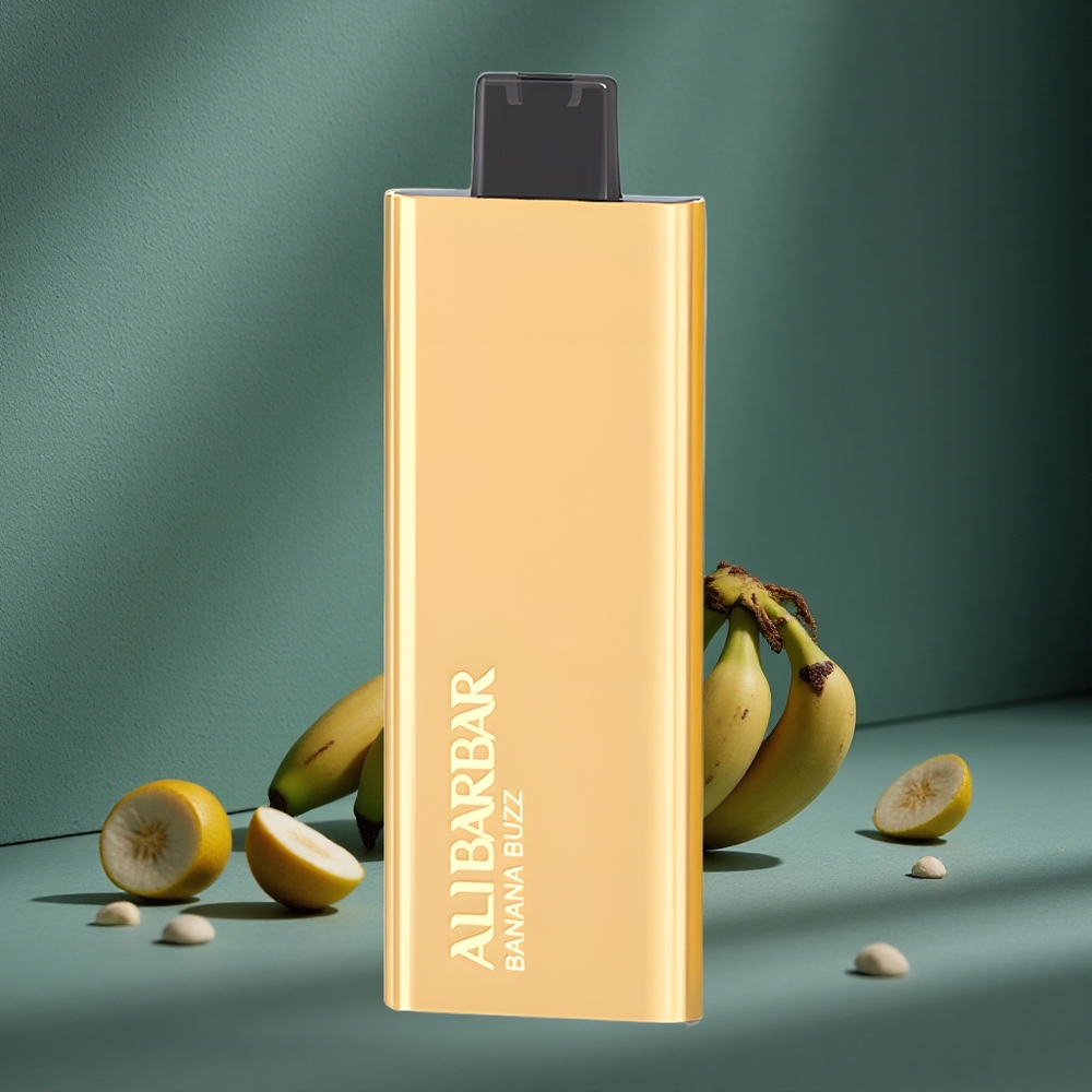 Alibarbar Pandora 7000 Puffs Banan Buzz 17 ml Engångs Vape Sweden wholesale