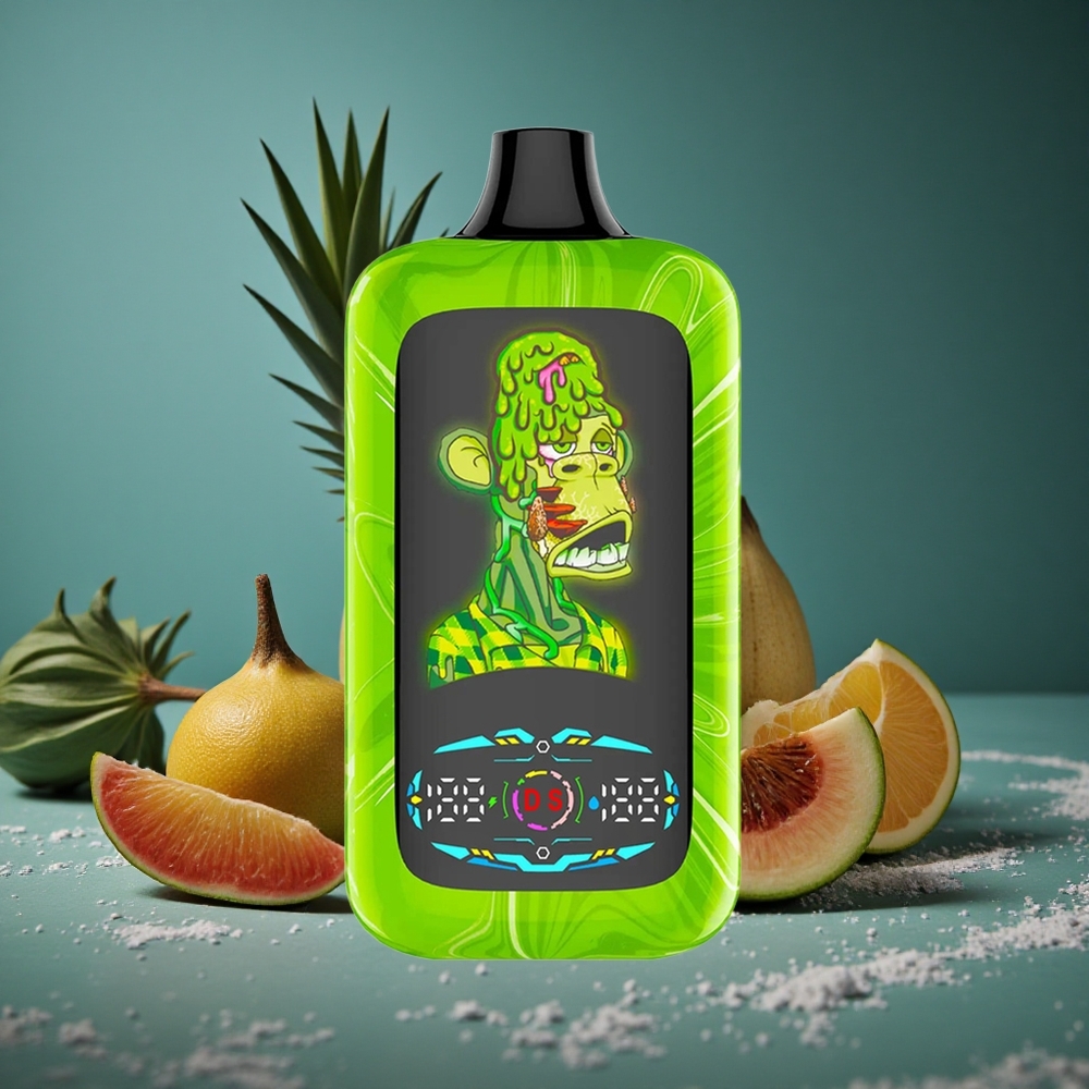 Fumot Digital Monkey 40000 puffar Tropisk Regnbåge Explosion Engångs Vape Sweden wholesale