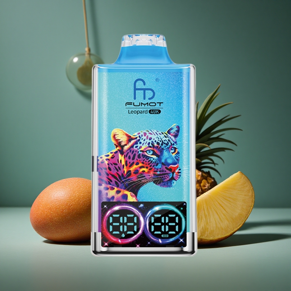 Fumot Leopard 40K Puffs Peachy Mango Ananas 700mAh Batteri Sweden wholesale