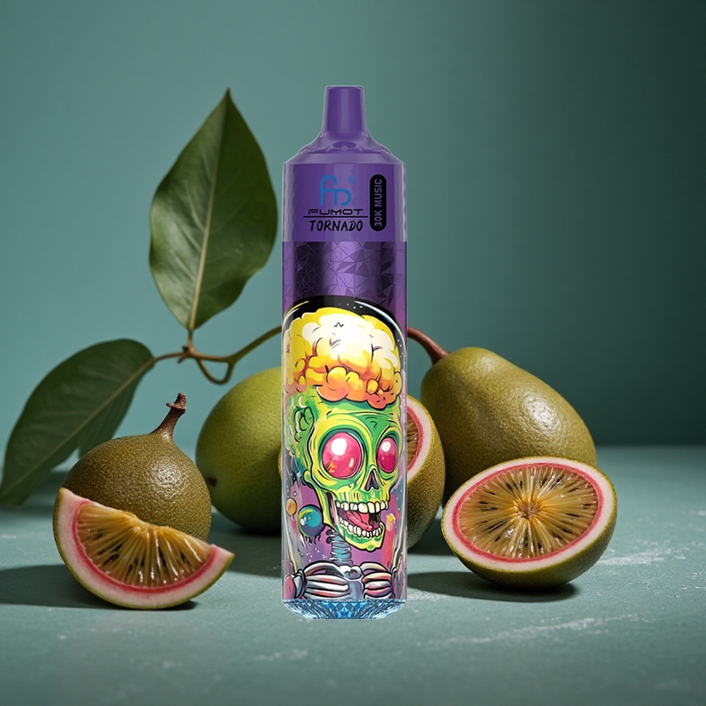 Fumot RandM Tornado 30000 Puffar Kiwi Passionfrukt Guava 30mL Förfylld Sweden wholesale