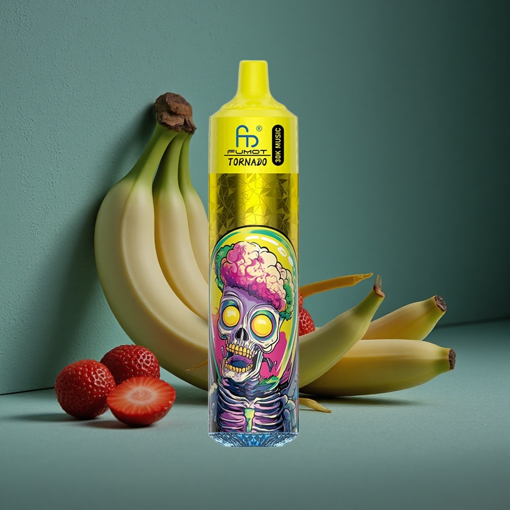 Fumot RandM Tornado 30000 Puffs Banan Jordgubb 30mL Förfylld Sweden wholesale