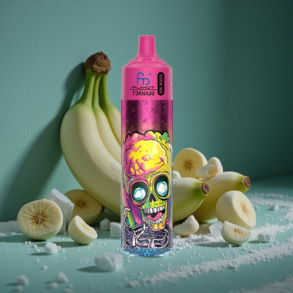 Fumot RandM Tornado 30000 Puffs Bananis Glass Sverige Wholesale